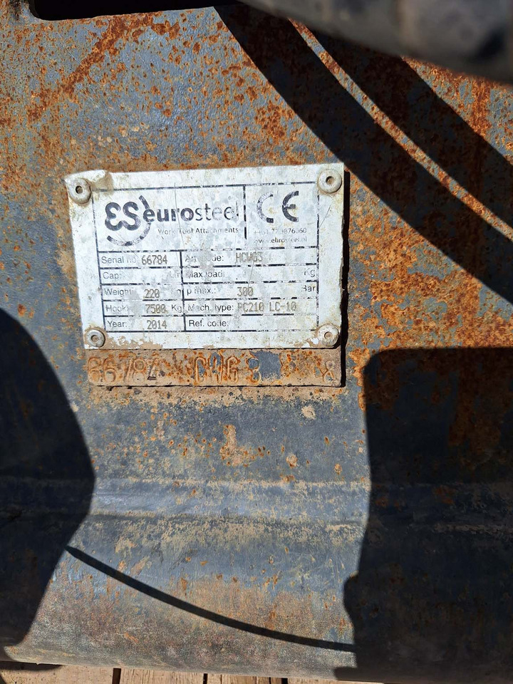 Eurosteel HCWG3 Verachtert - Gyorscsatlakozó - Építőipari gépek: 5 kép. Eurosteel HCWG3 Verachtert - Gyorscsatlakozó - Építőipari gépek: 5 kép.