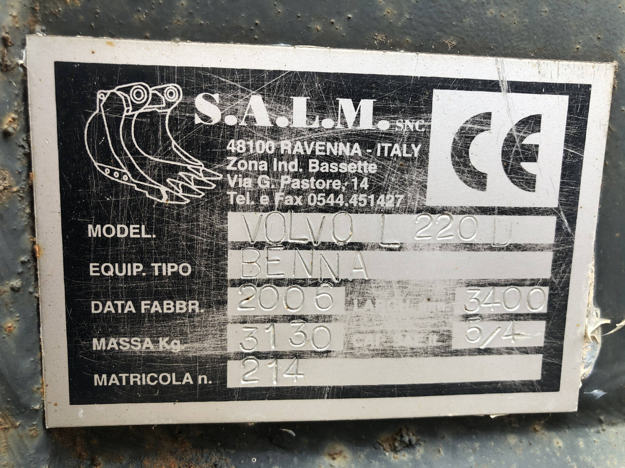 Loader bucket 3400 mm Volvo - Rakodókanál: 5 kép. Loader bucket 3400 mm Volvo - Rakodókanál: 5 kép.