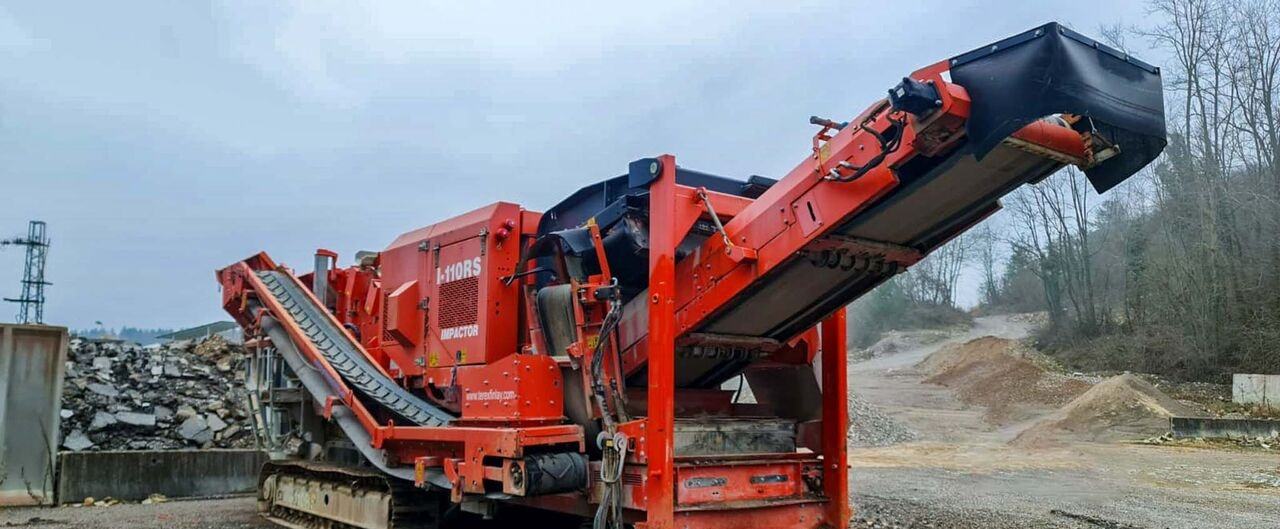 Terex-Finlay I-110 RS - Röpítő törő: 4 kép. Terex-Finlay I-110 RS - Röpítő törő: 4 kép.