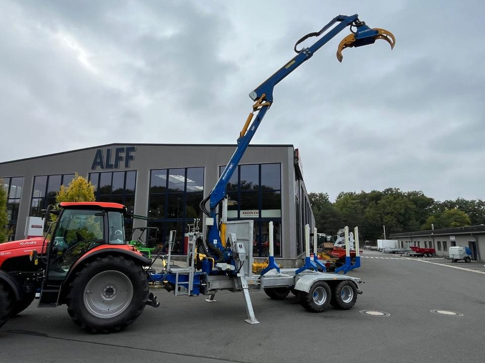 Erdészeti pótkocsi Binderberger Rückewagen RW 12 Alpin, Krankarre, Forst: 13 kép.