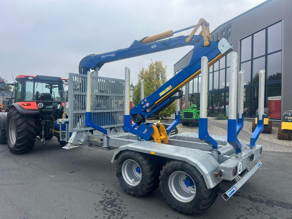 Erdészeti pótkocsi Binderberger Rückewagen RW 12 Alpin, Krankarre, Forst: 8 kép.