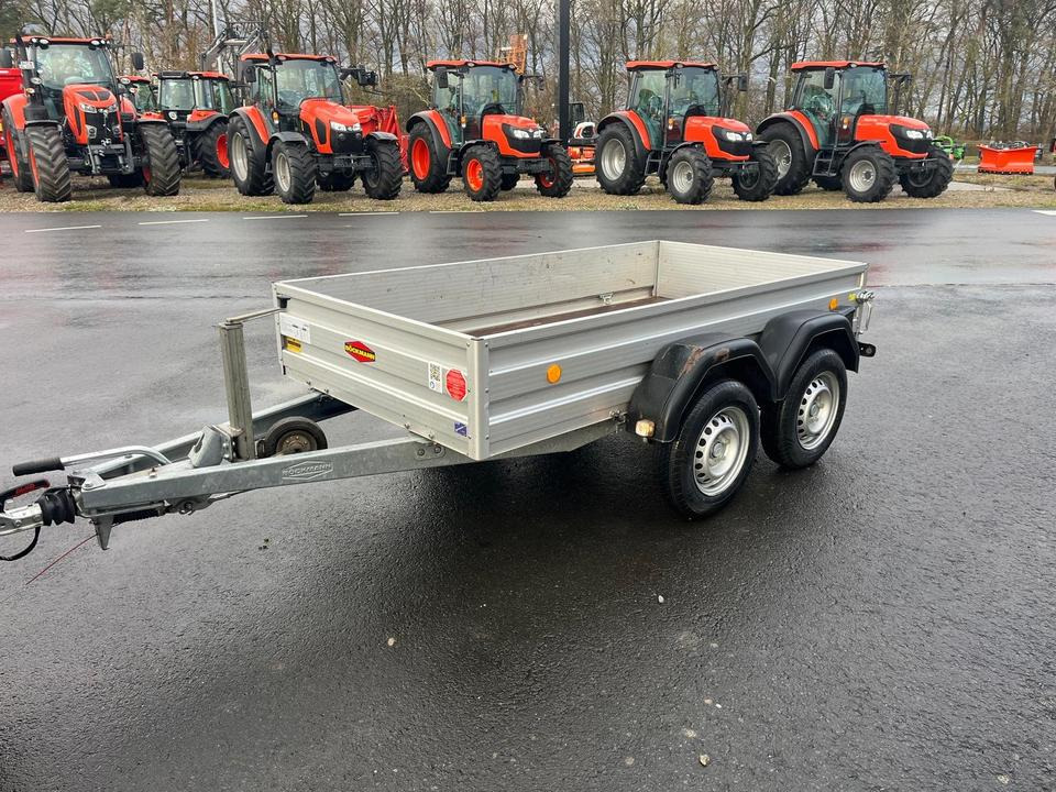 Böckmann AT1 Tandemanhänger - Platós pótkocsi: 1 kép. Böckmann AT1 Tandemanhänger - Platós pótkocsi: 1 kép.