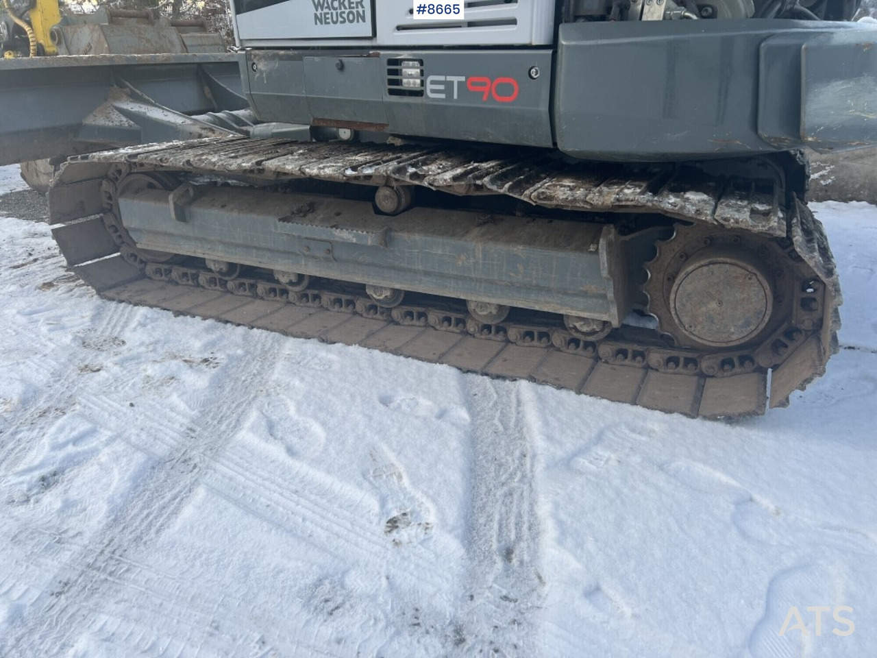 Crawler excavator - Wacker Neuson ET90 - Kotrógép: 5 kép. Crawler excavator - Wacker Neuson ET90 - Kotrógép: 5 kép.