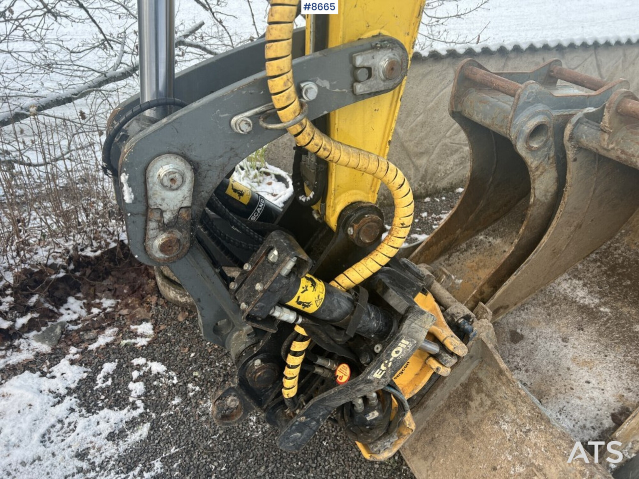 Crawler excavator - Wacker Neuson ET90 - Kotrógép: 4 kép. Crawler excavator - Wacker Neuson ET90 - Kotrógép: 4 kép.