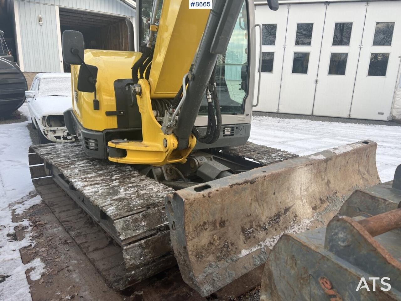 Crawler excavator - Wacker Neuson ET90 - Kotrógép: 2 kép. Crawler excavator - Wacker Neuson ET90 - Kotrógép: 2 kép.