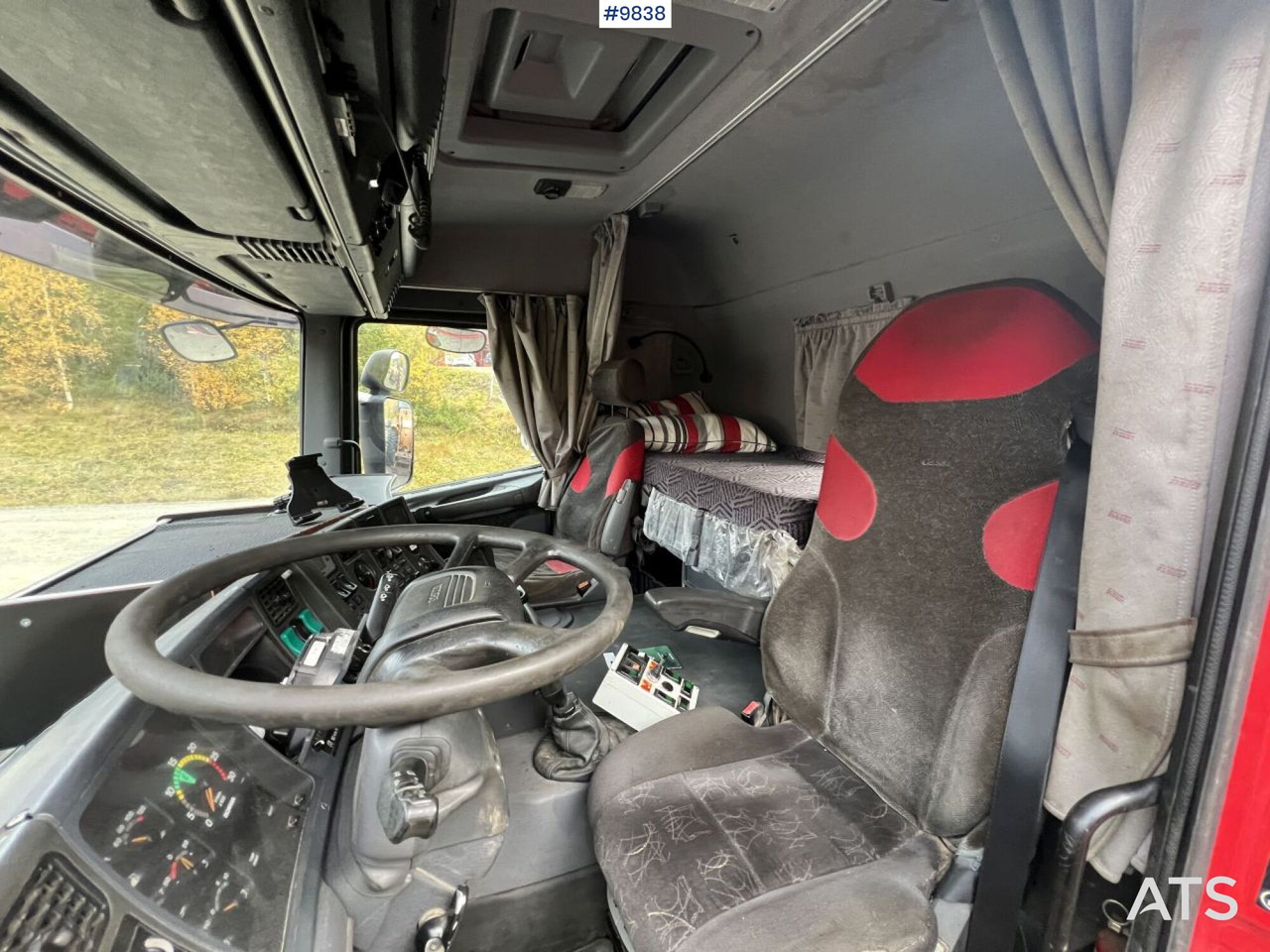 Billenőplatós teherautó Dump Truck Scania R164 with plow equipment and underbite: 6 kép.