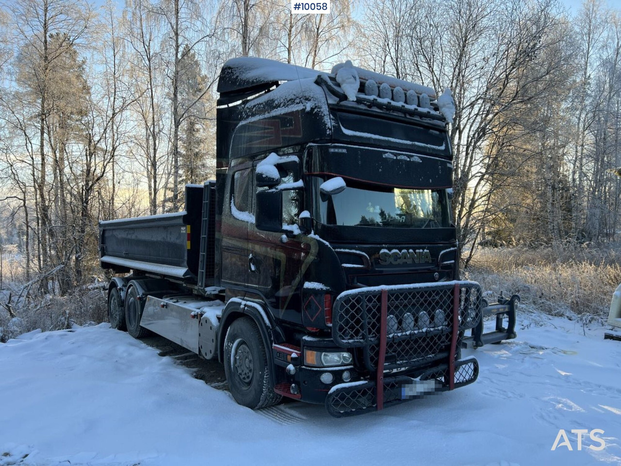 Scania R730 Hooklift truck with double flatbed - Egyéb gépek: 2 kép. Scania R730 Hooklift truck with double flatbed - Egyéb gépek: 2 kép.