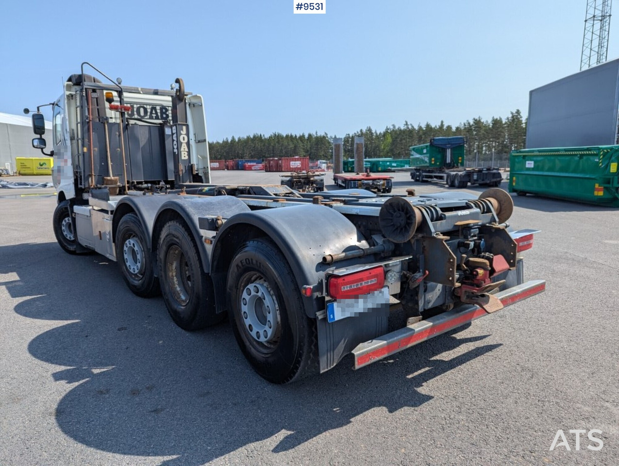 Hooklift Truck Daf FAQ CF510Z 8x2 (SEE VIDEO) - Horgos rakodó teherautó: 3 kép. Hooklift Truck Daf FAQ CF510Z 8x2 (SEE VIDEO) - Horgos rakodó teherautó: 3 kép.