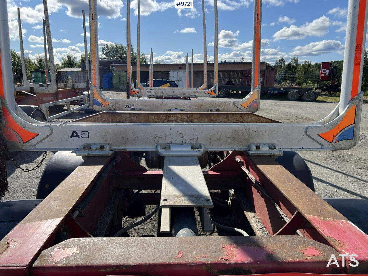 Kilafors SBB4A-36-105 Timber wagon - Rönkszállító pótkocsi: 5 kép. Kilafors SBB4A-36-105 Timber wagon - Rönkszállító pótkocsi: 5 kép.