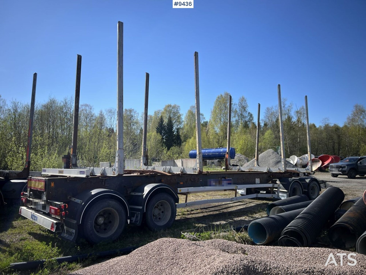 Kilafors SBB4A Logging trailer - Rönkszállító pótkocsi: 2 kép. Kilafors SBB4A Logging trailer - Rönkszállító pótkocsi: 2 kép.