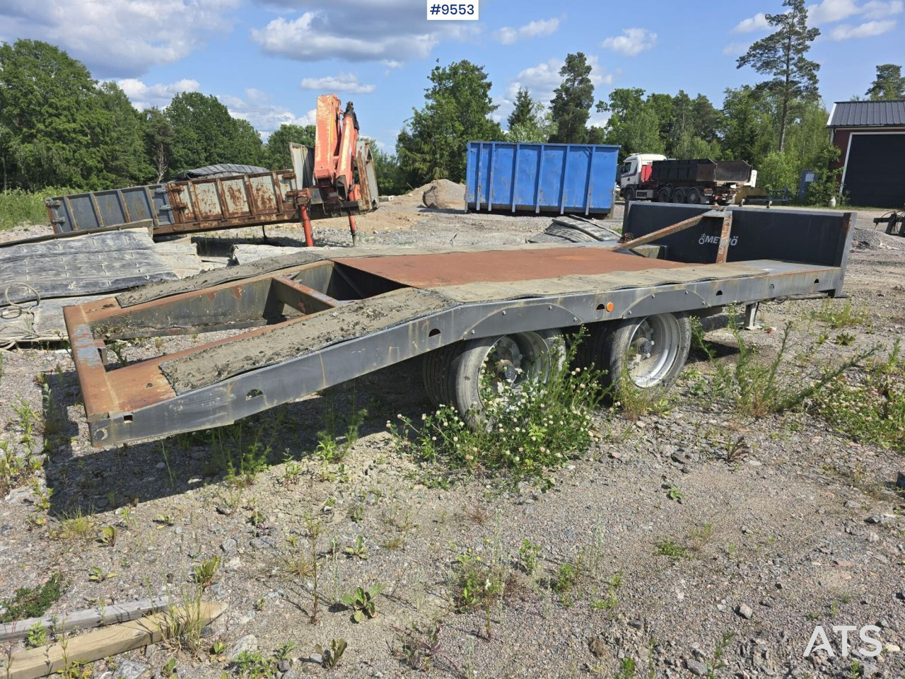 Machine trailer Metsjö - Pótkocsi autószállító: 4 kép. Machine trailer Metsjö - Pótkocsi autószállító: 4 kép.