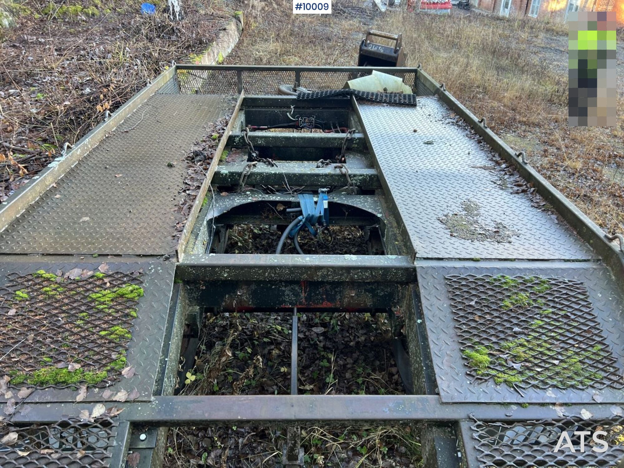 Machine trolley with ramps - Pótkocsi mélybölcsős: 4 kép. Machine trolley with ramps - Pótkocsi mélybölcsős: 4 kép.