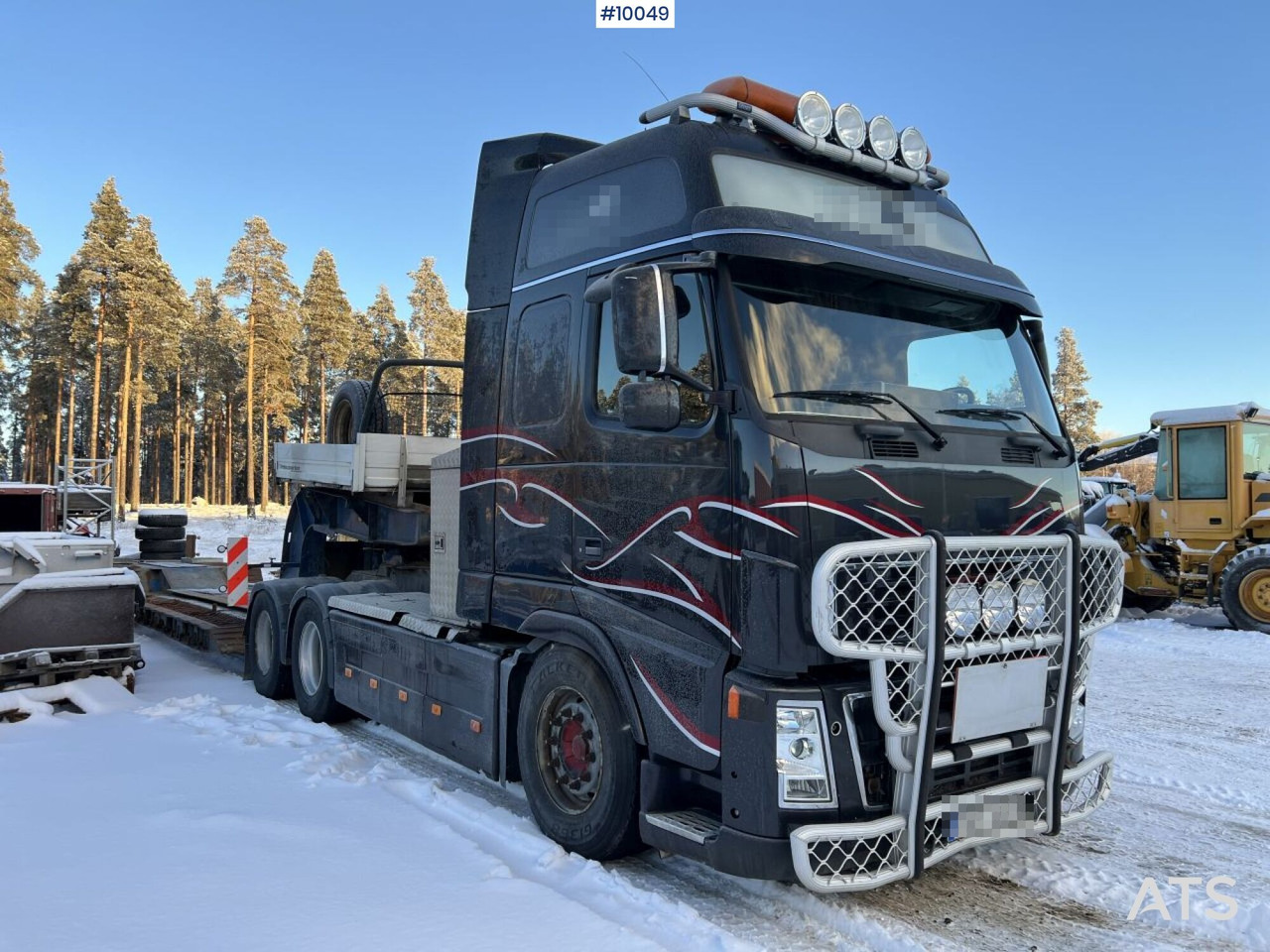 Volvo FH16 Tractor unit with HAFO H-42-3-PNKSSO Trailer - Nyergesvontató, Félpótkocsi mélybölcsős: 2 kép. Volvo FH16 Tractor unit with HAFO H-42-3-PNKSSO Trailer - Nyergesvontató, Félpótkocsi mélybölcsős: 2 kép.