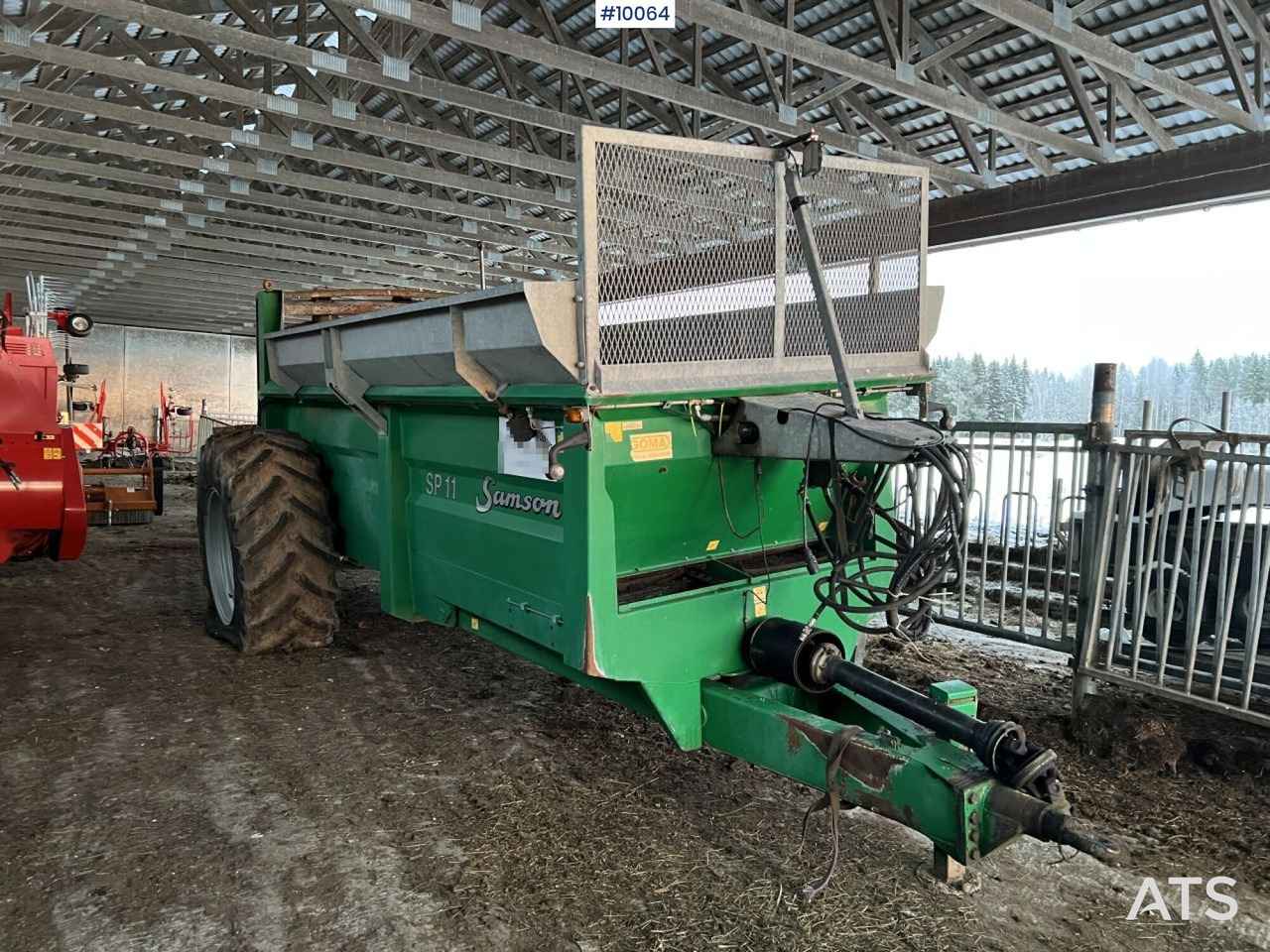 Samson SP11 Fertilizer Spreader - Szervestrágyaszóró: 1 kép. Samson SP11 Fertilizer Spreader - Szervestrágyaszóró: 1 kép.