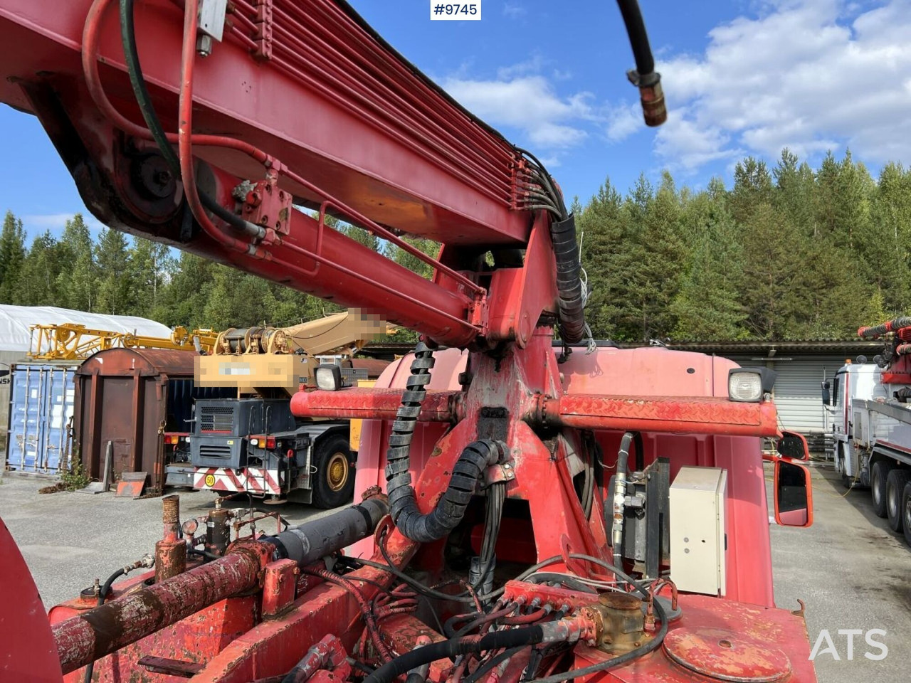 Scania P230 with Concrete pump - Betonpumpa: 5 kép. Scania P230 with Concrete pump - Betonpumpa: 5 kép.