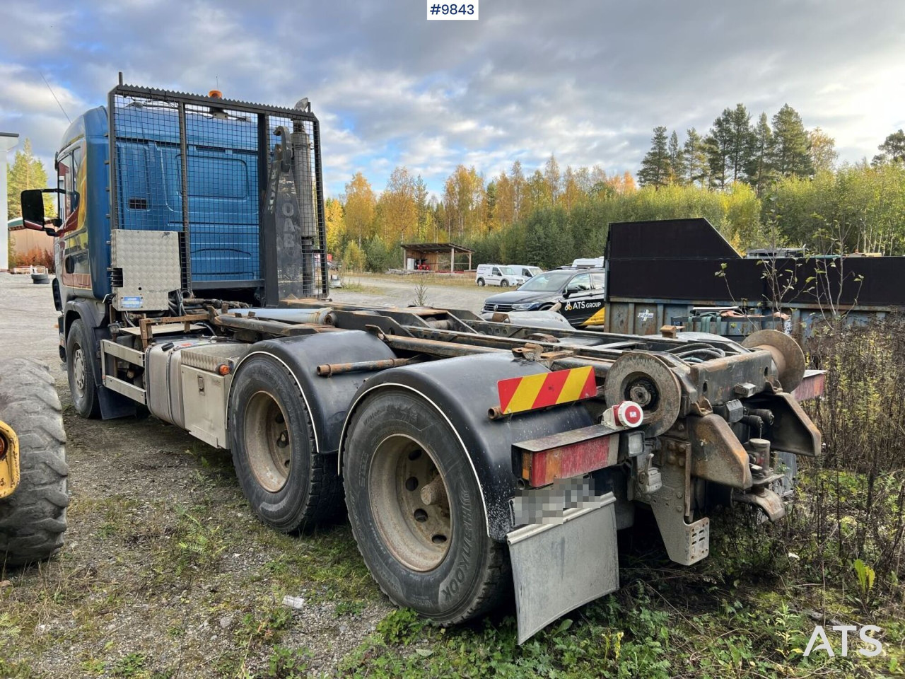 Scania R144 Hook Truck with plow equipment - Horgos rakodó teherautó: 3 kép. Scania R144 Hook Truck with plow equipment - Horgos rakodó teherautó: 3 kép.