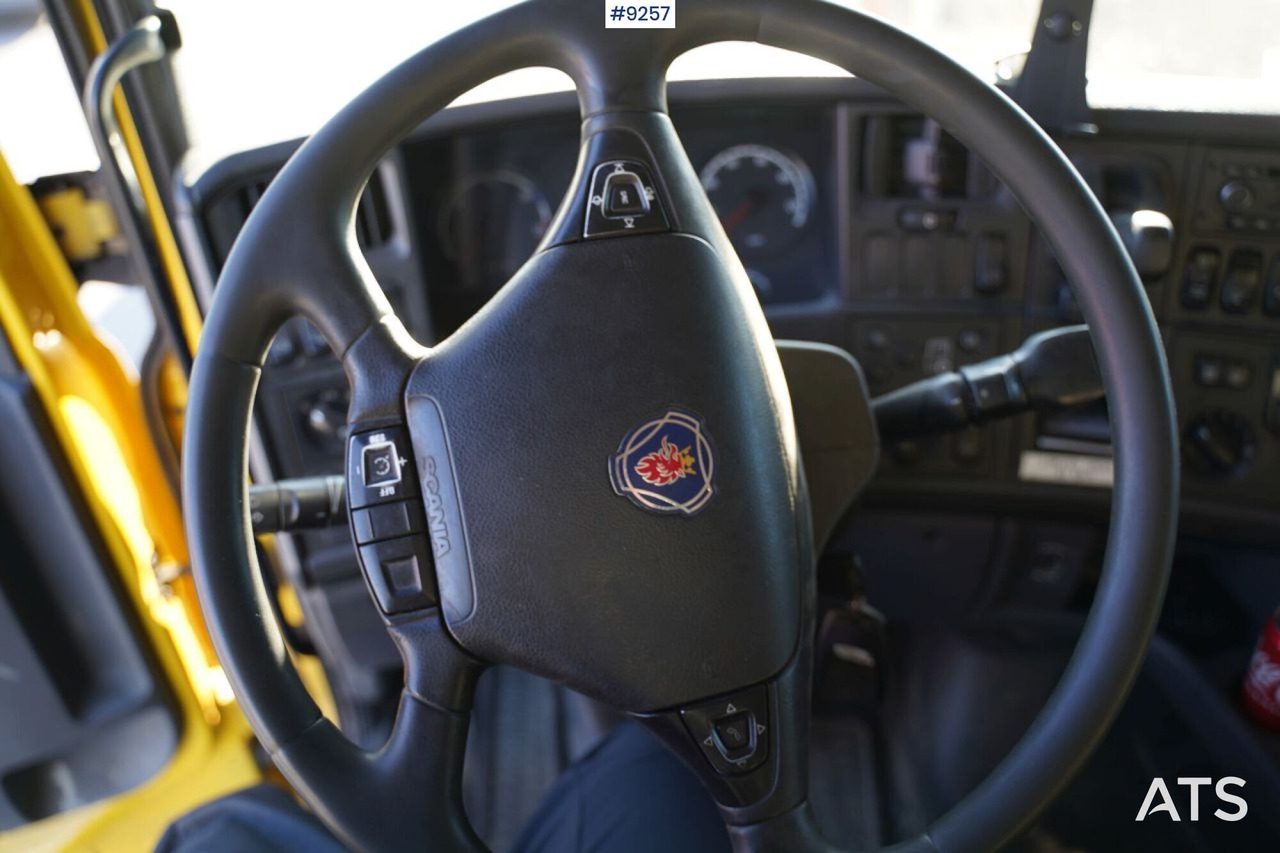 Dobozos felépítményű teherautó Scania R420 6x2 Box truck (SEE VIDEO): 16 kép.