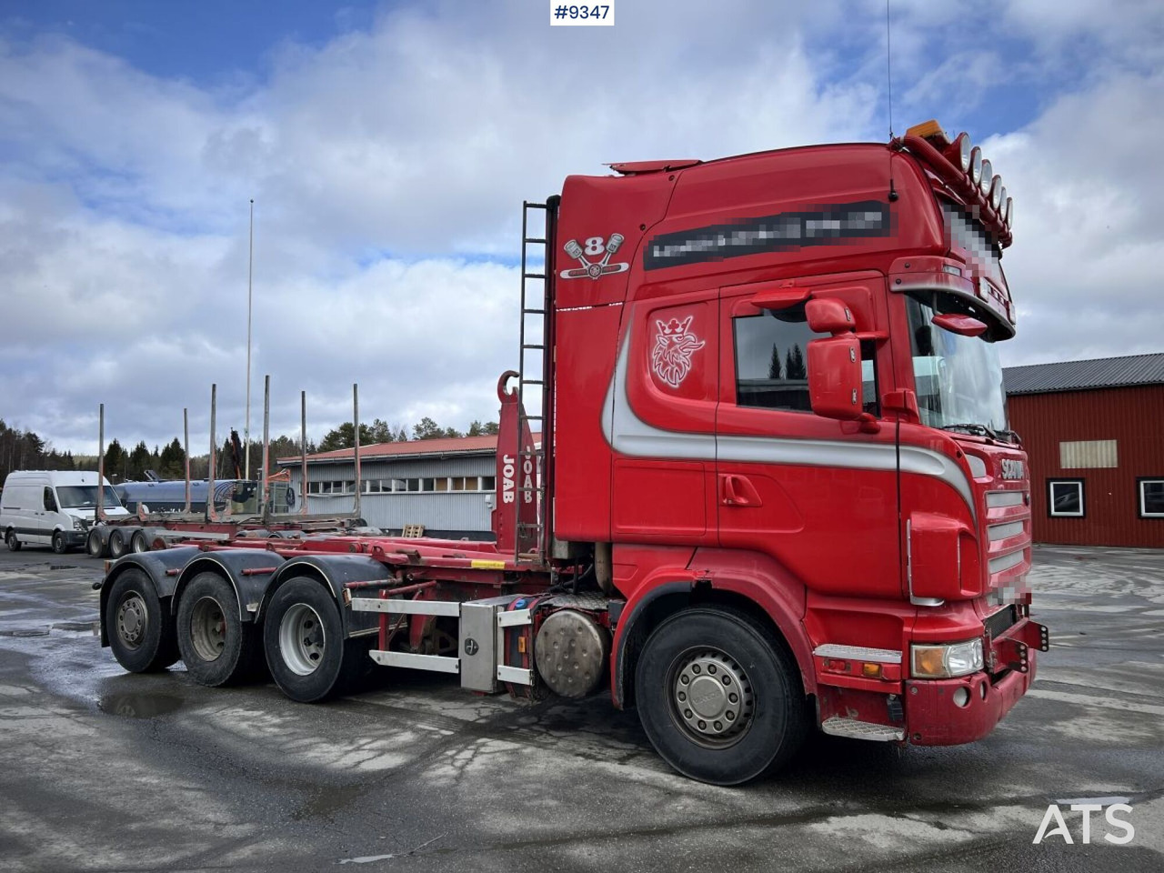 Scania R500 Tridem Hooklift (VIDEO) - Horgos rakodó teherautó: 2 kép. Scania R500 Tridem Hooklift (VIDEO) - Horgos rakodó teherautó: 2 kép.