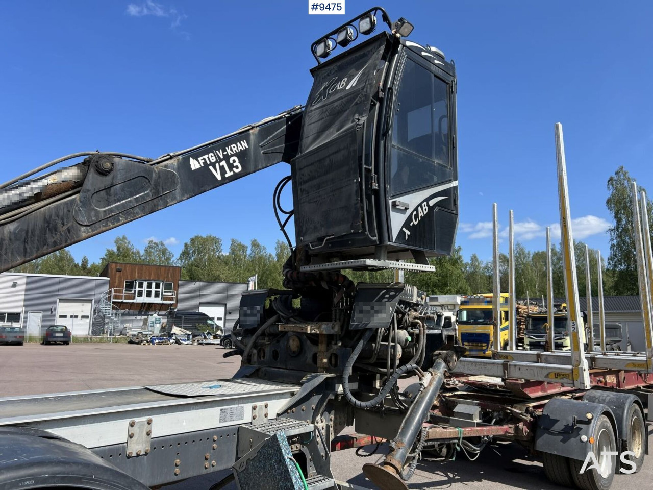 Scania R580 Timmerbil med kran och släp, Timmerekipage - Rönkszállító teherautó: 5 kép. Scania R580 Timmerbil med kran och släp, Timmerekipage - Rönkszállító teherautó: 5 kép.