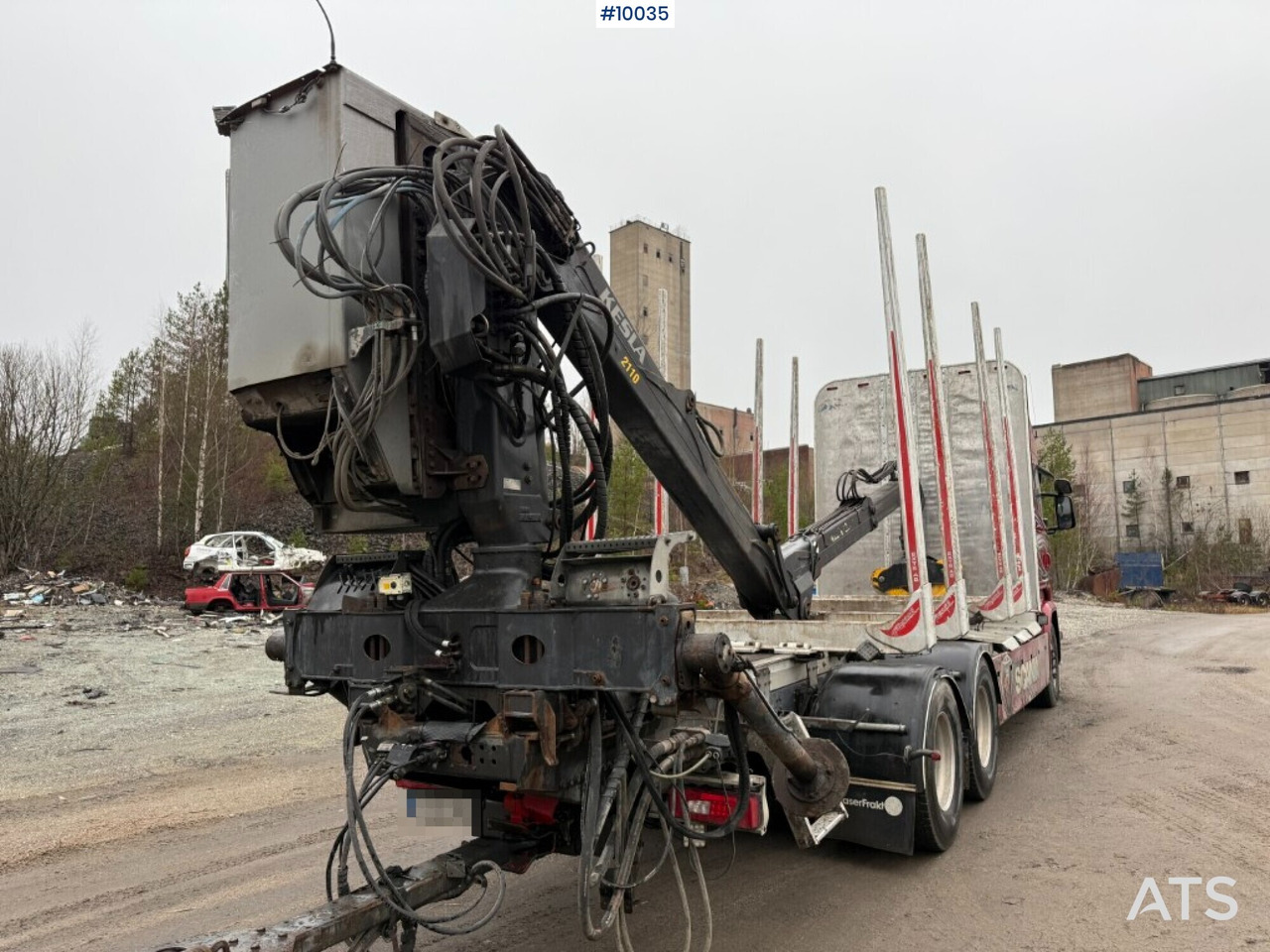 Scania R730 timber truck with crane and trailer (VIDEO) - Rönkszállító teherautó, Darus autó: 5 kép. Scania R730 timber truck with crane and trailer (VIDEO) - Rönkszállító teherautó, Darus autó: 5 kép.