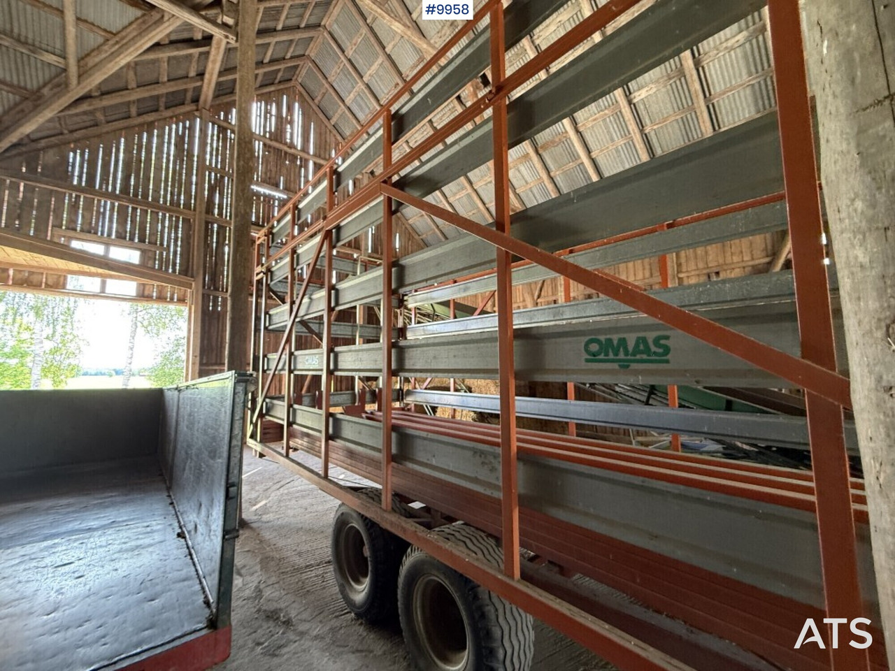 Self-loading trailer small bale Omas CB170 S - Silózó berendezések, Pótkocsi: 1 kép. Self-loading trailer small bale Omas CB170 S - Silózó berendezések, Pótkocsi: 1 kép.