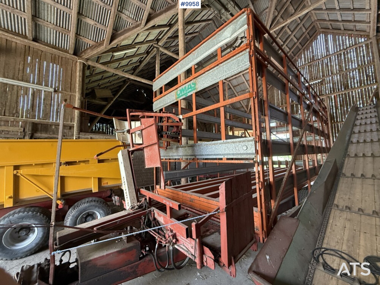 Self-loading trailer small bale Omas CB170 S - Silózó berendezések, Pótkocsi: 3 kép. Self-loading trailer small bale Omas CB170 S - Silózó berendezések, Pótkocsi: 3 kép.