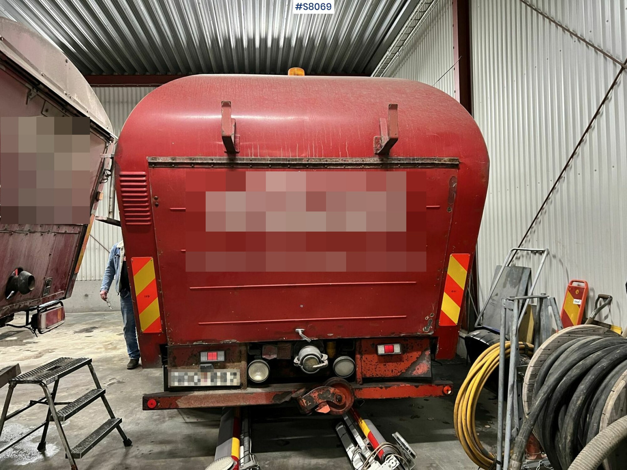 Szippantós autó Suction/Combi truck, Scania P92H 4x2, Rep-object: 7 kép.