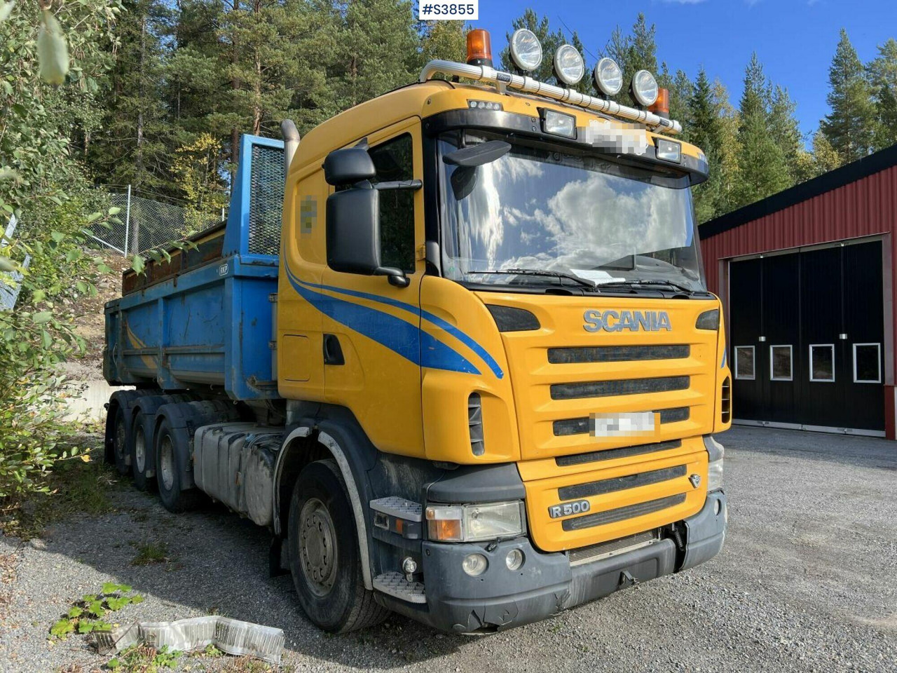 Tridem Truck Scania R500 with Trailer EURO 6 (SEE VIDEO) - Billenőplatós teherautó: 2 kép. Tridem Truck Scania R500 with Trailer EURO 6 (SEE VIDEO) - Billenőplatós teherautó: 2 kép.