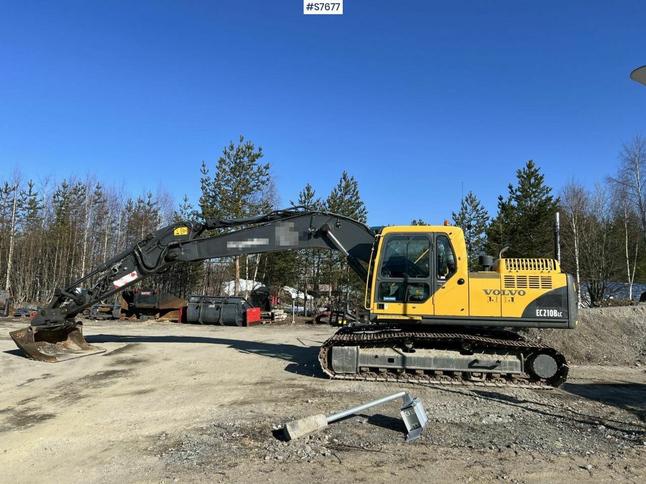 Volvo EC210 BLC Excavator with digging system - Kotrógép: 2 kép. Volvo EC210 BLC Excavator with digging system - Kotrógép: 2 kép.