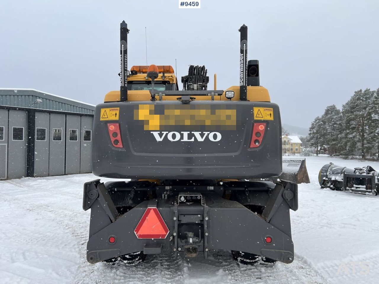 Gumikerekes kotró Volvo EW160 D Wheeled excavator (VIDEO): 8 kép.