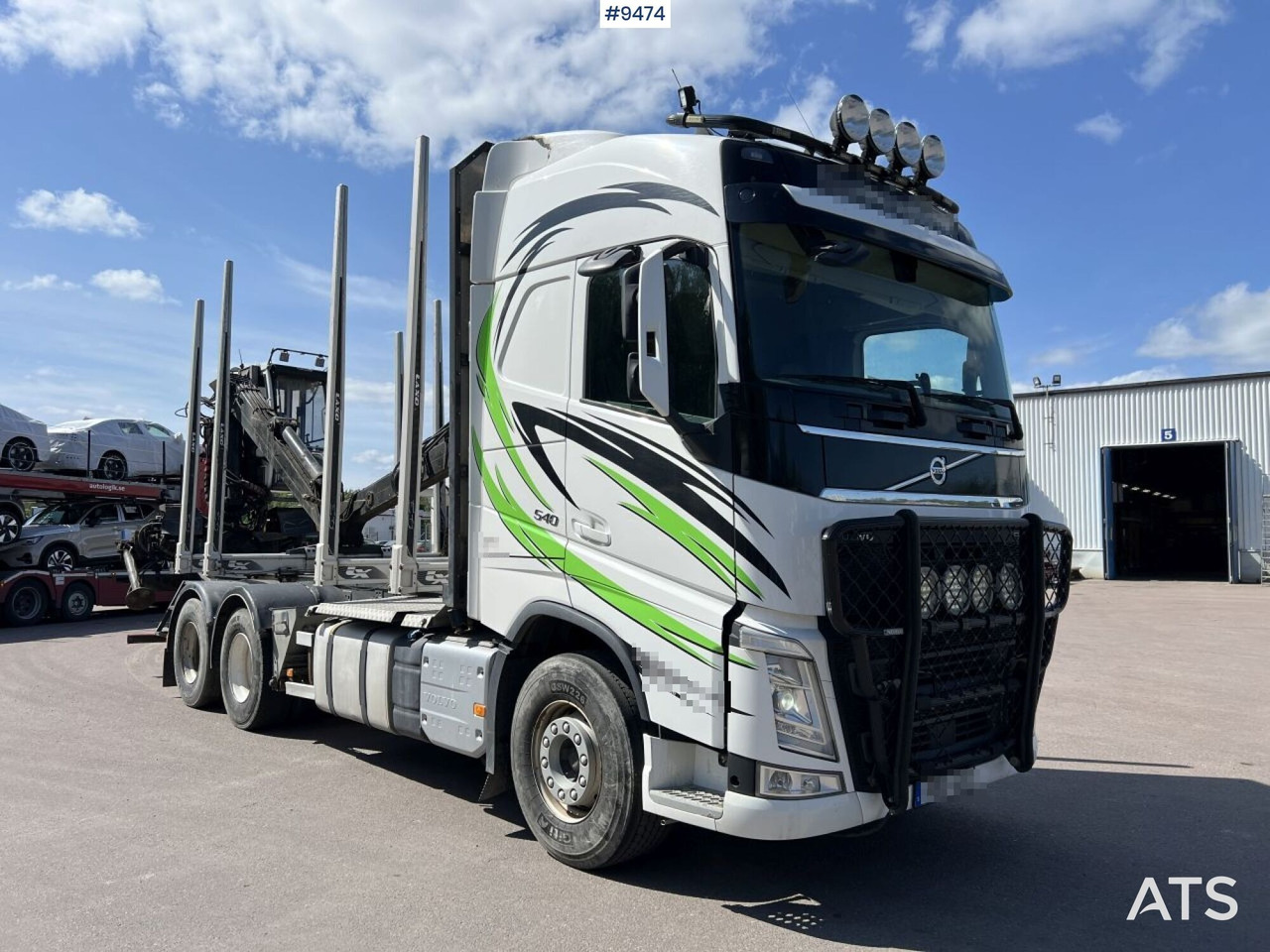Volvo FH13 Logging truck with Loglift 105S crane - Rönkszállító teherautó, Darus autó: 1 kép. Volvo FH13 Logging truck with Loglift 105S crane - Rönkszállító teherautó, Darus autó: 1 kép.