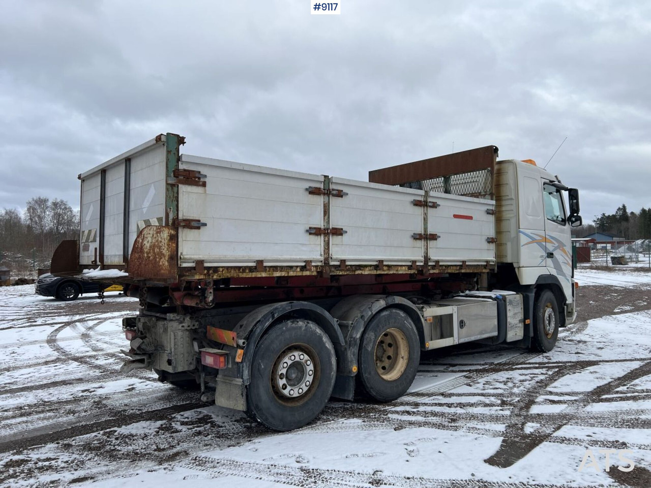 Volvo FH480 Laxo lock with flatbed (VIDEO) - Billenőplatós teherautó: 3 kép. Volvo FH480 Laxo lock with flatbed (VIDEO) - Billenőplatós teherautó: 3 kép.