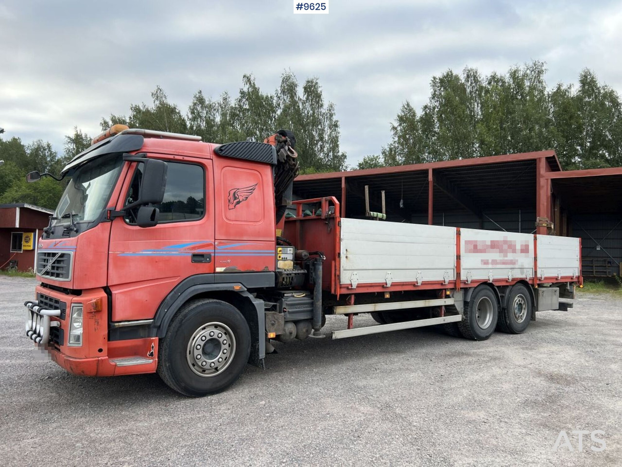 Volvo FM 380 6*2 Crane truck - Darus autó, Platós teherautó: 1 kép. Volvo FM 380 6*2 Crane truck - Darus autó, Platós teherautó: 1 kép.