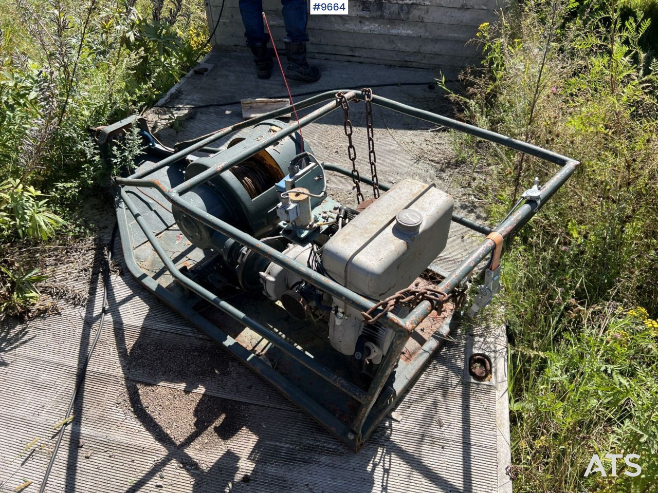 Winch, Sepson 40-07, Petrol-powered - Csörlő: 1 kép. Winch, Sepson 40-07, Petrol-powered - Csörlő: 1 kép.