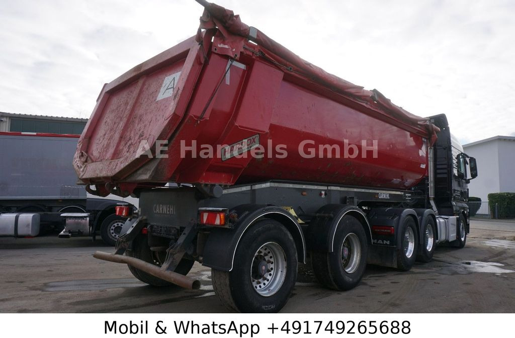 Carnehl CHKS/HH Compact *23m³/Hardox/Rollplane/Podest - Félpótkocsi billenőplatós: 3 kép. Carnehl CHKS/HH Compact *23m³/Hardox/Rollplane/Podest - Félpótkocsi billenőplatós: 3 kép.