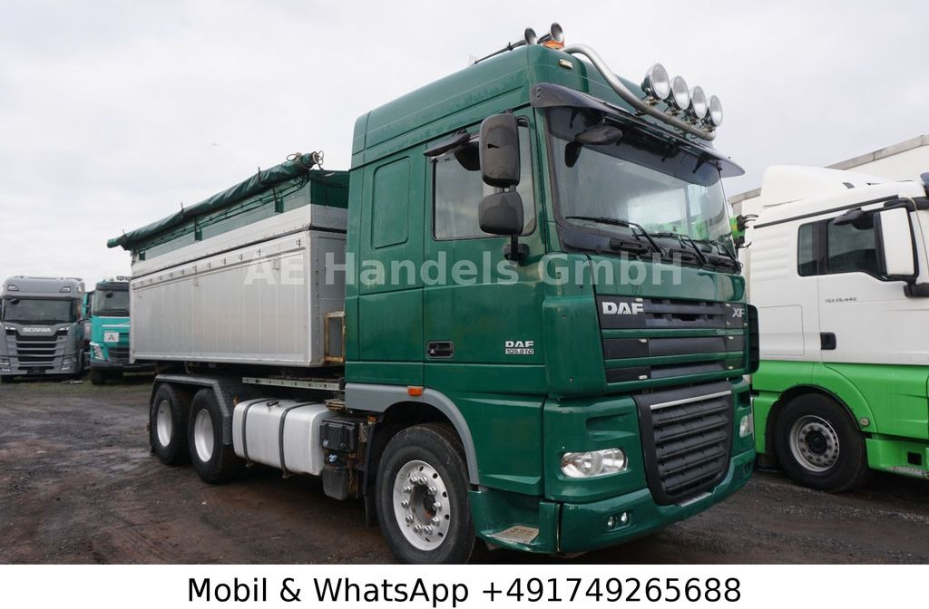 Billenőplatós teherautó DAF XF 105.510 SC BL *Meiller-20m³/Alcoa/Rollplane: 6 kép.