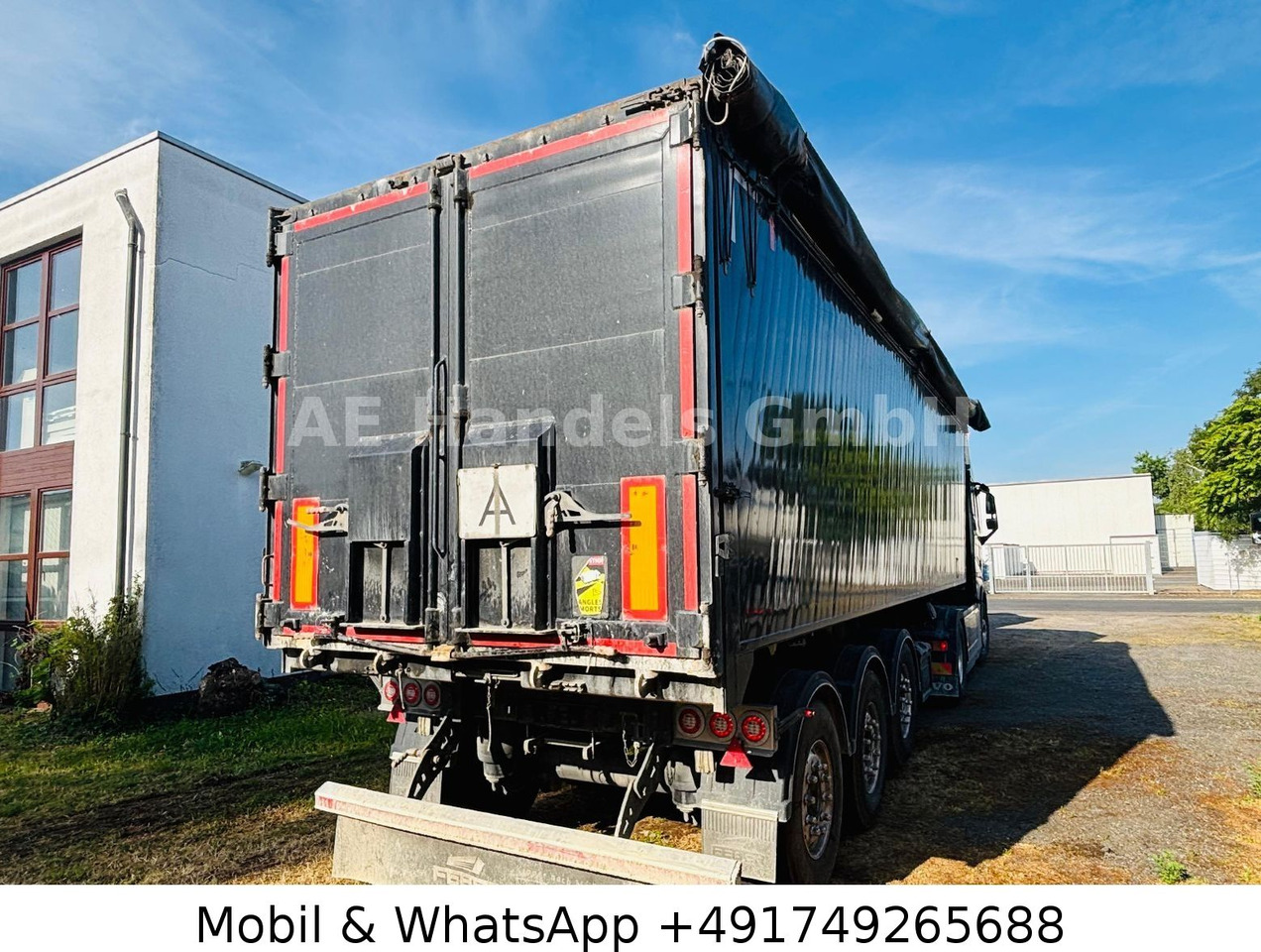 Feber NW Alu *50m³/1.Liftachse/Alcoa/Rollplane/Podest - Félpótkocsi billenőplatós: 4 kép. Feber NW Alu *50m³/1.Liftachse/Alcoa/Rollplane/Podest - Félpótkocsi billenőplatós: 4 kép.