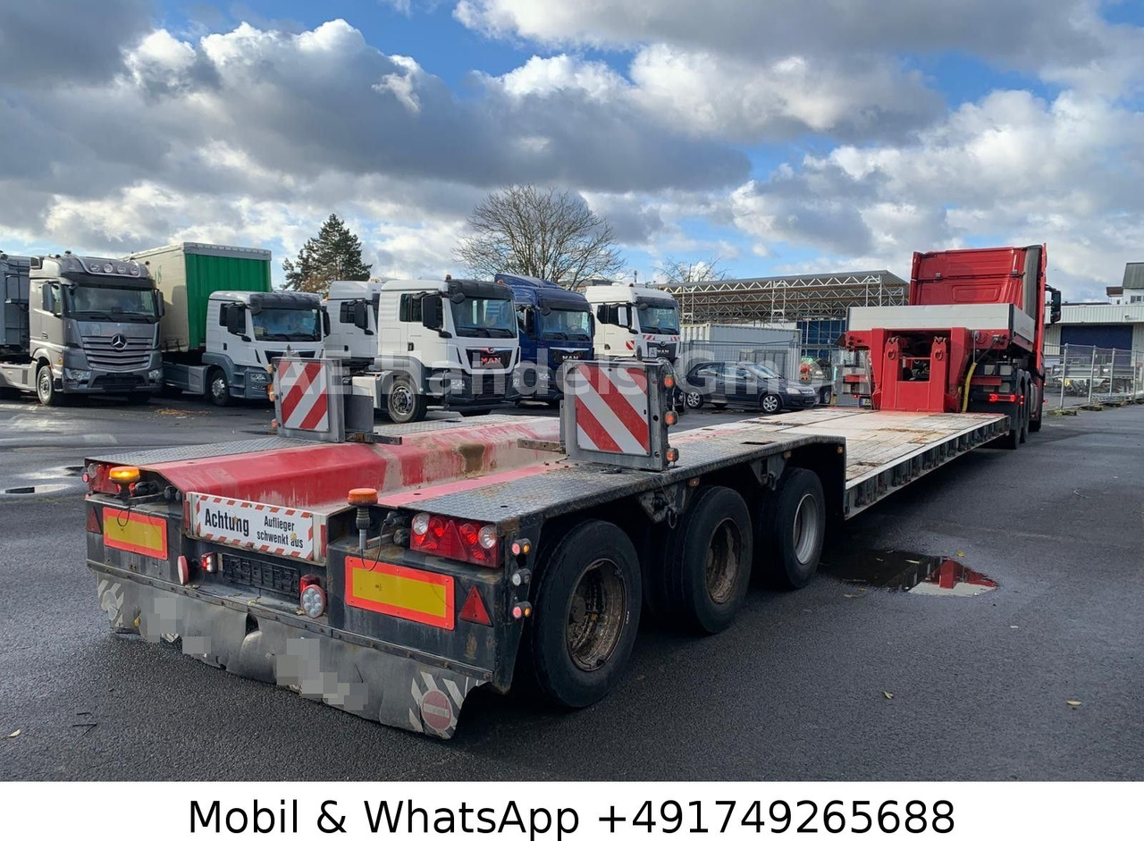 Goldhofer STZ-VL3-33/80A Teleskop *Funk/3xLenk/Luft/BPW - Félpótkocsi mélybölcsős: 2 kép. Goldhofer STZ-VL3-33/80A Teleskop *Funk/3xLenk/Luft/BPW - Félpótkocsi mélybölcsős: 2 kép.