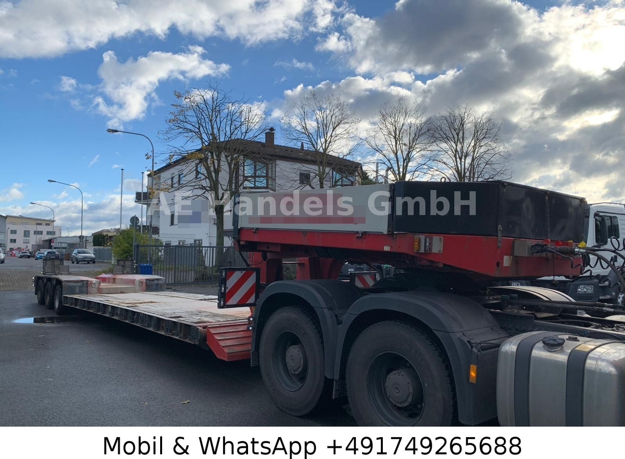 Goldhofer STZ-VL3-33/80A Teleskop *Funk/3xLenk/Luft/BPW - Félpótkocsi mélybölcsős: 1 kép. Goldhofer STZ-VL3-33/80A Teleskop *Funk/3xLenk/Luft/BPW - Félpótkocsi mélybölcsős: 1 kép.