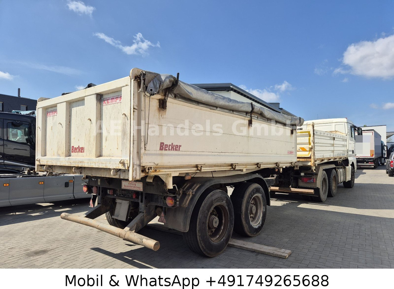 Kempf Tandem 3 Seiten *12m³/Podest/Rollplane/TÜV-11.25 - Pótkocsi billenőplatós: 3 kép. Kempf Tandem 3 Seiten *12m³/Podest/Rollplane/TÜV-11.25 - Pótkocsi billenőplatós: 3 kép.