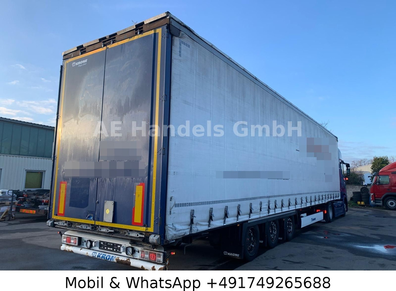 Krone SD MEGA *Edscha/Tautliner/Liftachse/ - Ponyvás félpótkocsi: 4 kép. Krone SD MEGA *Edscha/Tautliner/Liftachse/ - Ponyvás félpótkocsi: 4 kép.