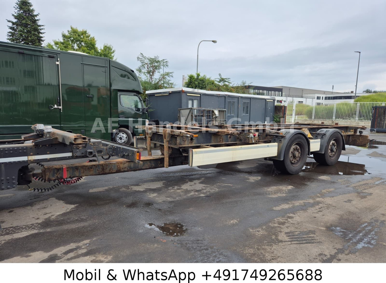 Krone ZZ Tandem BDF Tiefgekoppelt *Wabco/BWP/Luft - Pótkocsi alváz: 1 kép. Krone ZZ Tandem BDF Tiefgekoppelt *Wabco/BWP/Luft - Pótkocsi alváz: 1 kép.