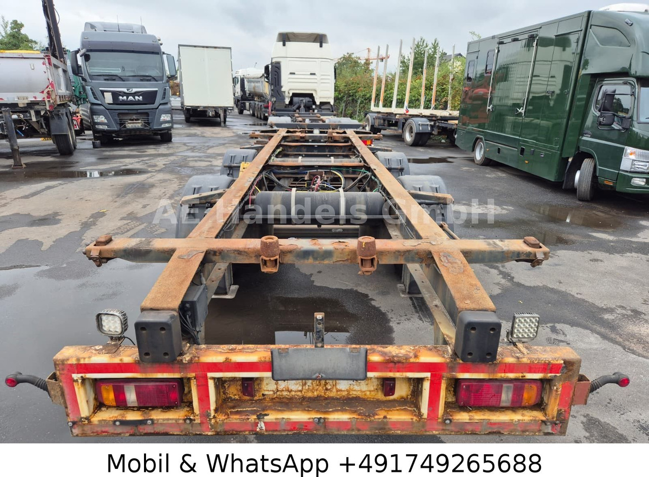 Krone ZZ Tandem BDF Tiefgekoppelt *Wabco/BWP/Luft - Pótkocsi alváz: 4 kép. Krone ZZ Tandem BDF Tiefgekoppelt *Wabco/BWP/Luft - Pótkocsi alváz: 4 kép.