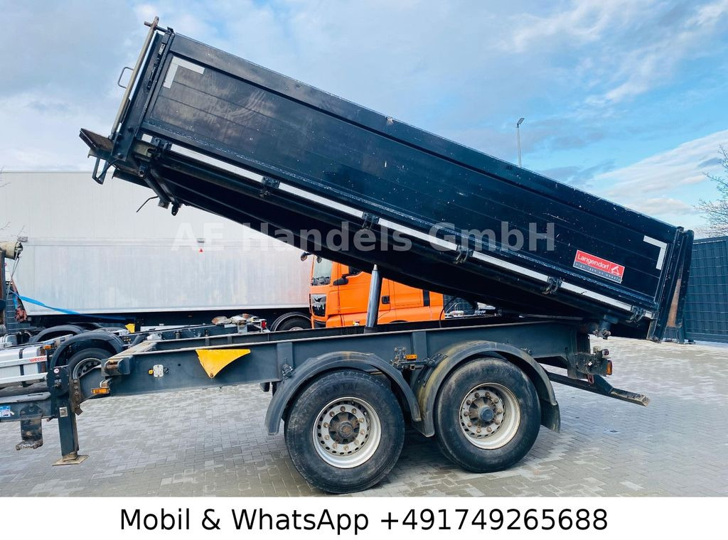 Langendorf TK 18/14 Tandem *11m³/Rollplane/Rückfahrkamera - Pótkocsi billenőplatós: 2 kép. Langendorf TK 18/14 Tandem *11m³/Rollplane/Rückfahrkamera - Pótkocsi billenőplatós: 2 kép.