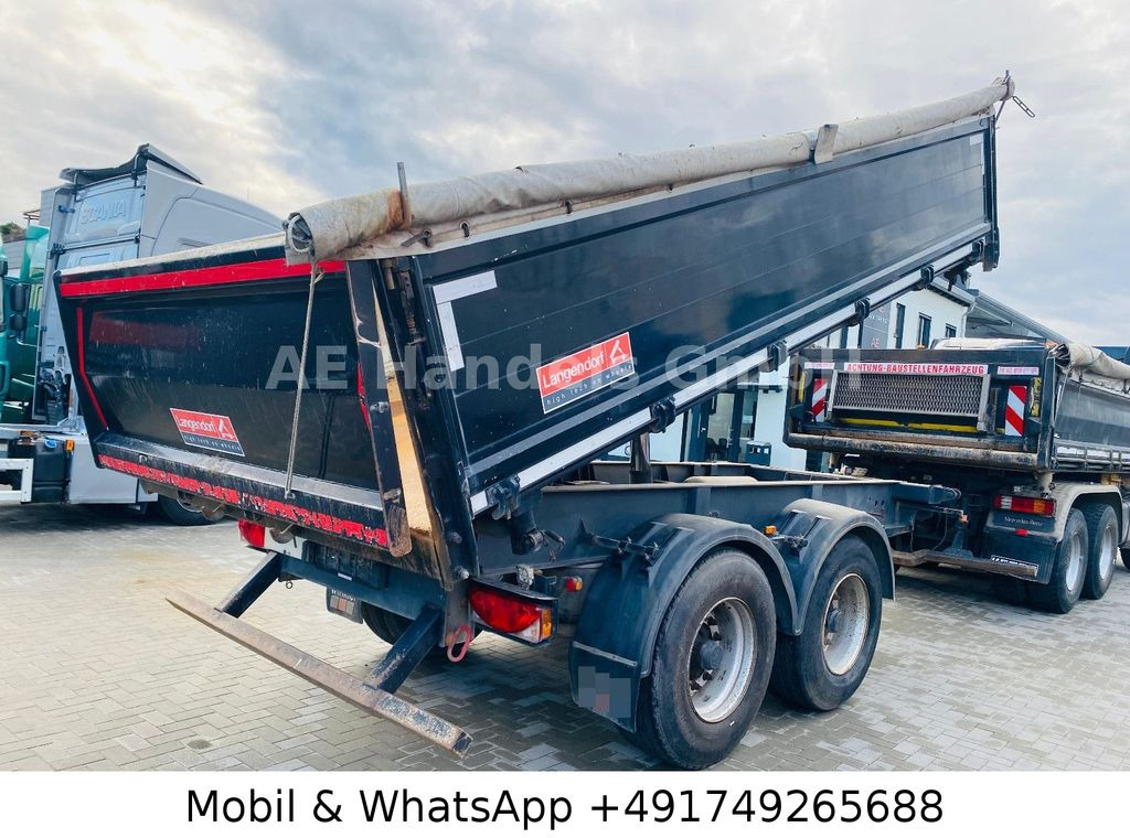 Langendorf TK 18/14 Tandem *11m³/Rollplane/Rückfahrkamera - Pótkocsi billenőplatós: 5 kép. Langendorf TK 18/14 Tandem *11m³/Rollplane/Rückfahrkamera - Pótkocsi billenőplatós: 5 kép.