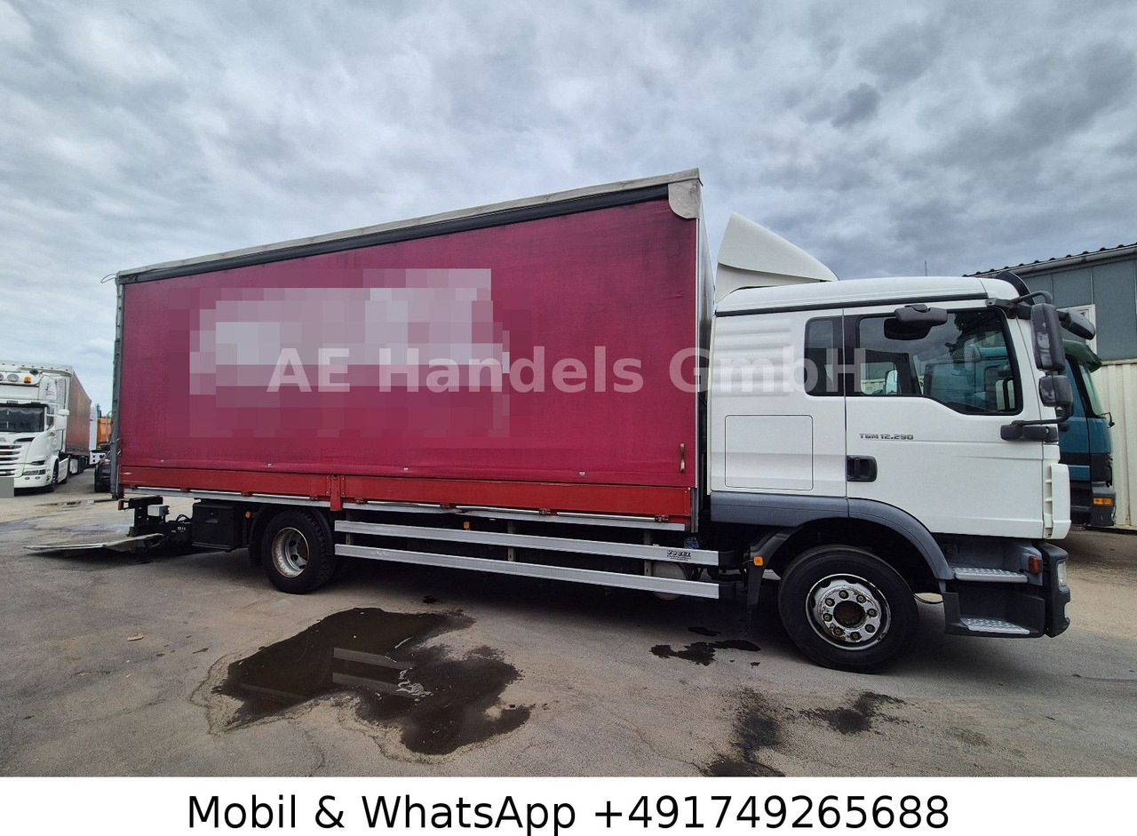 MAN TGM 12.290 L BL *Edscha / 2xTank / LBW / AHK - Ponyvás teherautó: 2 kép. MAN TGM 12.290 L BL *Edscha / 2xTank / LBW / AHK - Ponyvás teherautó: 2 kép.