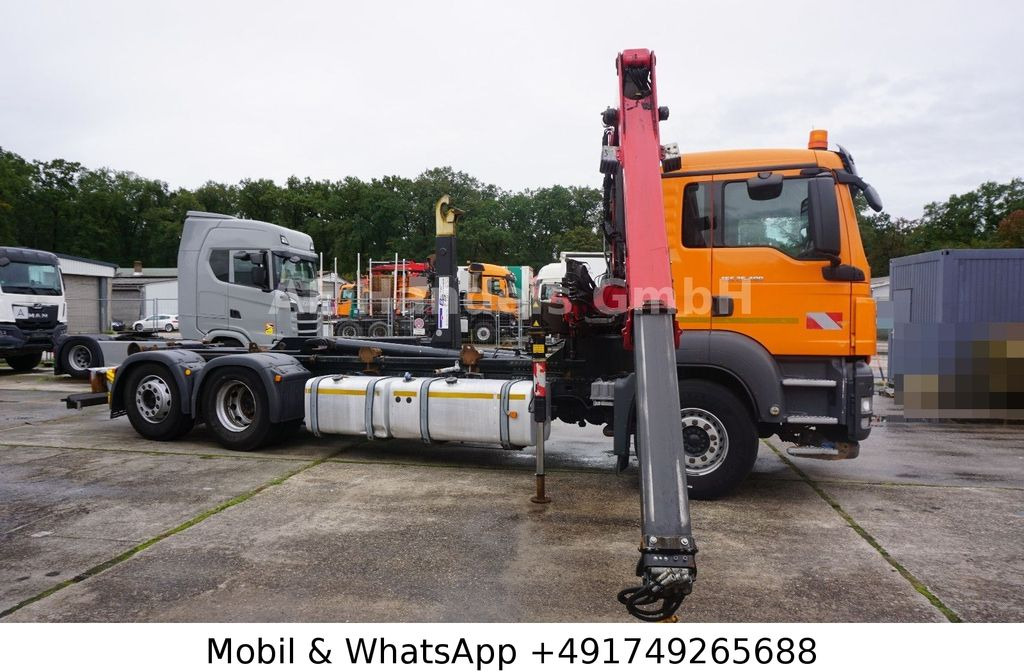 MAN TGS 26.400 BL *Hyva-20.60S/HMF-1444-22/Lenk+Lift - Darus autó: 2 kép. MAN TGS 26.400 BL *Hyva-20.60S/HMF-1444-22/Lenk+Lift - Darus autó: 2 kép.