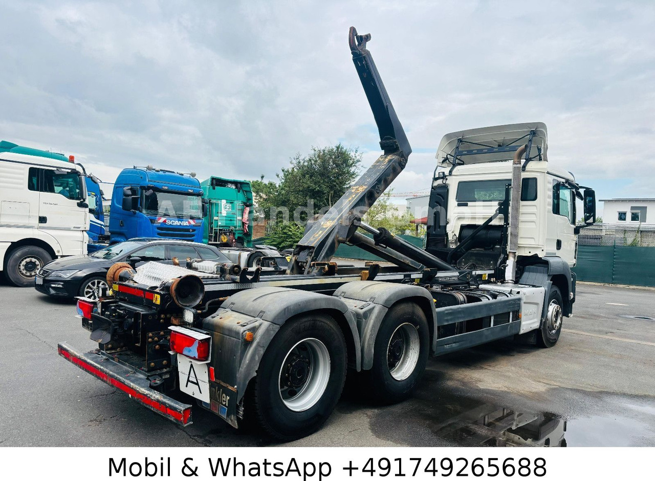 MAN TGS 26.440 BL 6x4 *Retarder/MEILLER-RK-20.65 - Horgos rakodó teherautó, Darus autó: 3 kép. MAN TGS 26.440 BL 6x4 *Retarder/MEILLER-RK-20.65 - Horgos rakodó teherautó, Darus autó: 3 kép.
