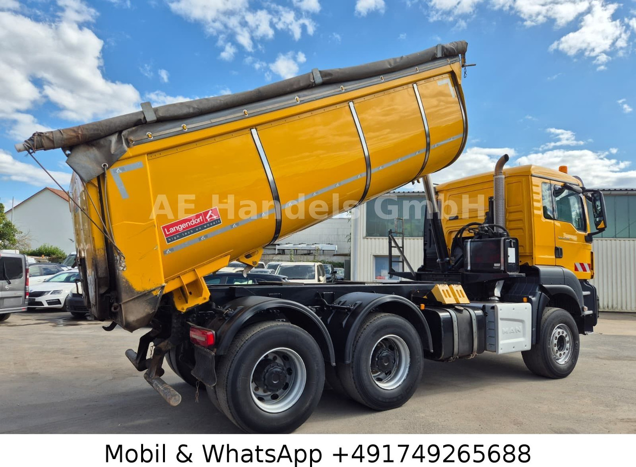 MAN TGS 26.510 6x4 Langendorf*Retarder/14m³/Fertiger - Billenőplatós teherautó: 3 kép. MAN TGS 26.510 6x4 Langendorf*Retarder/14m³/Fertiger - Billenőplatós teherautó: 3 kép.