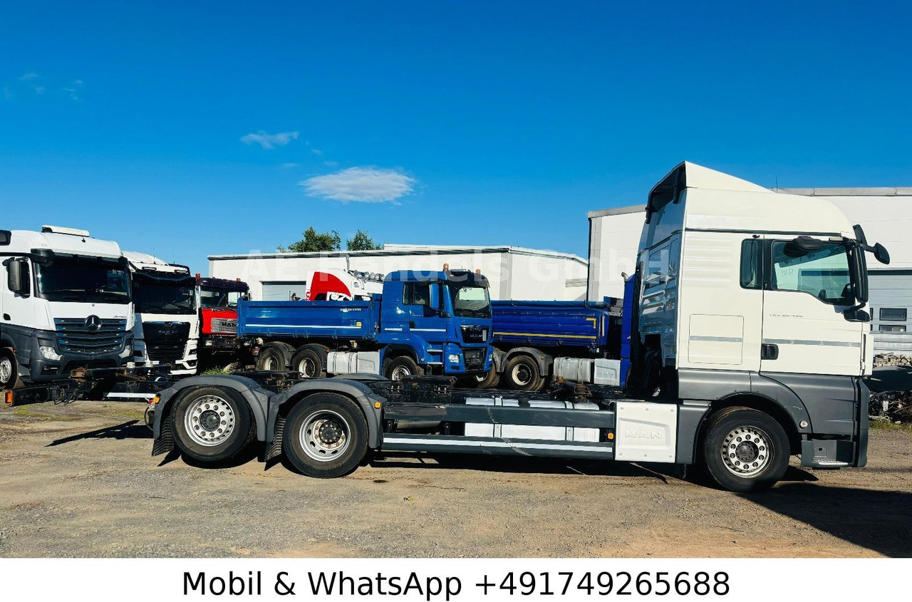MAN TGX 26.460 BDF XLX LL 6x2 *Retarder/ACC/Lift/AHK - Cserefelépítményes teherautó: 2 kép. MAN TGX 26.460 BDF XLX LL 6x2 *Retarder/ACC/Lift/AHK - Cserefelépítményes teherautó: 2 kép.